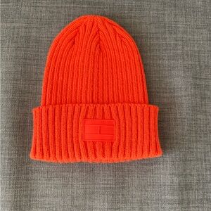 Orange Knit Beanie. One size.